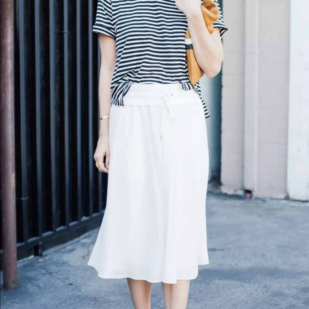 Helmut Lang Blaze white  Skirt Large Ret. $335